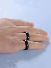 Load image into Gallery viewer, 2pcs Men Black RIng
